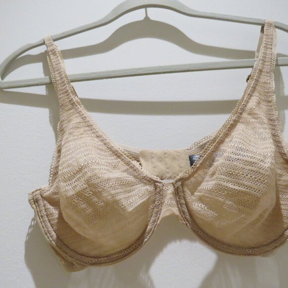NATORI Revive Full Fit Underwire Bra in Cafe Lace Semi Sheer - Size 34B - Picture 6 of 12